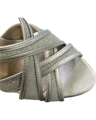 Décolleté-De-Mujer-CALZADOMANIA-SANDALIA-BRILLO-CON-SERRAJE-PLATA
