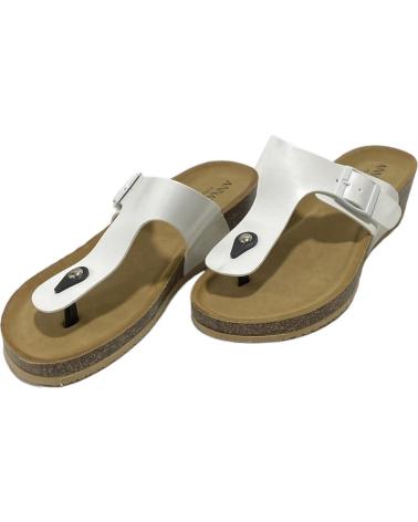 Sandales-De-Mujer-CALZADOMANIA-SANDALIA-DE-DEDO-CON-HEBILLA-BLANCO