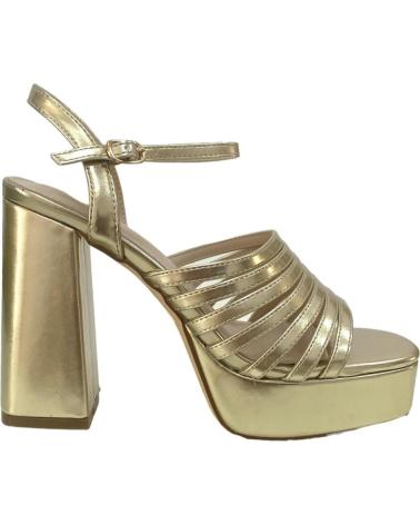 Sandalen für Damen CALZADOMANIA SANDALIA MULTITIRAS METALIZADA ORO