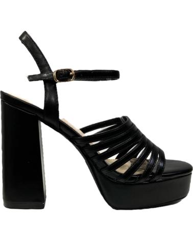 Sandali-De-Mujer-CALZADOMANIA-SANDALIA-MULTITIRAS-METALIZADA-NEGRO