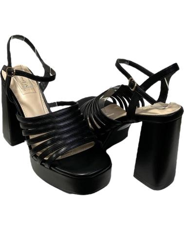 Sandali-De-Mujer-CALZADOMANIA-SANDALIA-MULTITIRAS-METALIZADA-NEGRO
