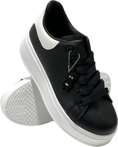 Deportivas-De-Mujer-CALZADOMANIA-BAMBA-NAPA-SUELA-ANCHA-NEGRO