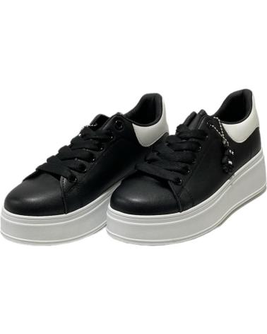 Deportivas-De-Mujer-CALZADOMANIA-BAMBA-NAPA-SUELA-ANCHA-NEGRO