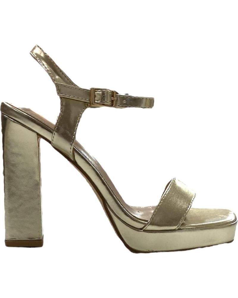 Sandali-De-Mujer-CALZADOMANIA-SANDALIA-TIRA-TACON-ANCHO-ORO