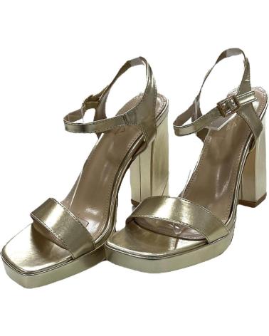 Sandali-De-Mujer-CALZADOMANIA-SANDALIA-TIRA-TACON-ANCHO-ORO