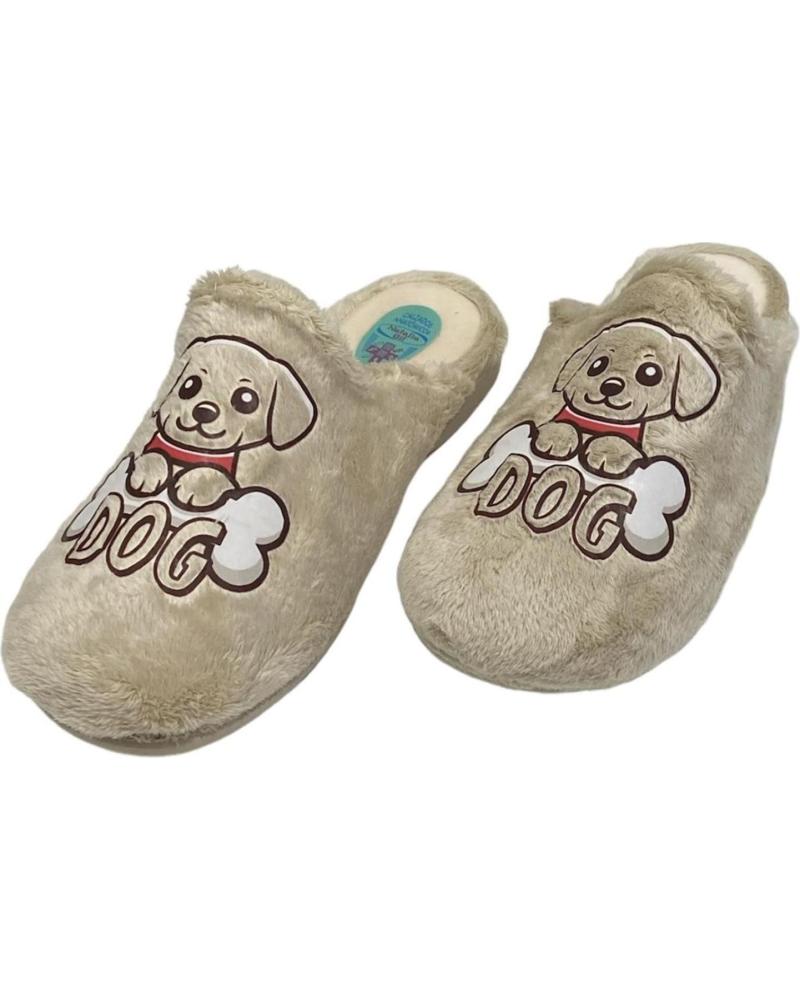 Pantofole-De-Mujer-CALZADOMANIA-ZAPATILLA-DOG-BEIG