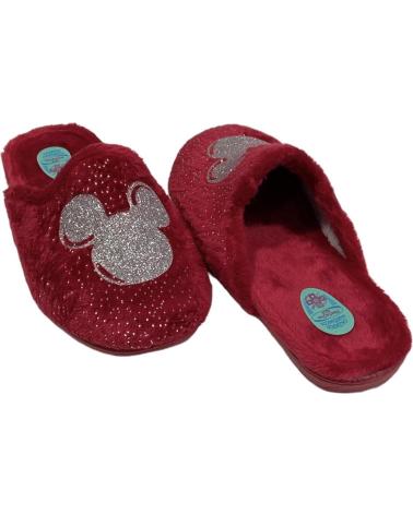 Pantofole-De-Mujer-CALZADOMANIA-ZAPATILLA-CARA-GLITER-ROJO