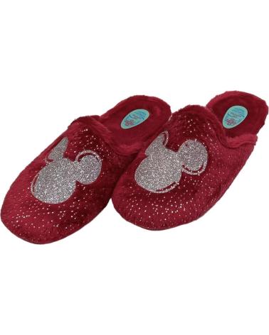 Pantofole-De-Mujer-CALZADOMANIA-ZAPATILLA-CARA-GLITER-ROJO