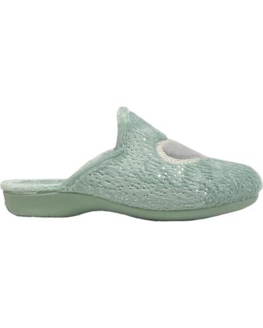 Pantofole-De-Mujer-CALZADOMANIA-ZAPATILLA-CORAZON-CON-GLITER-VERDE