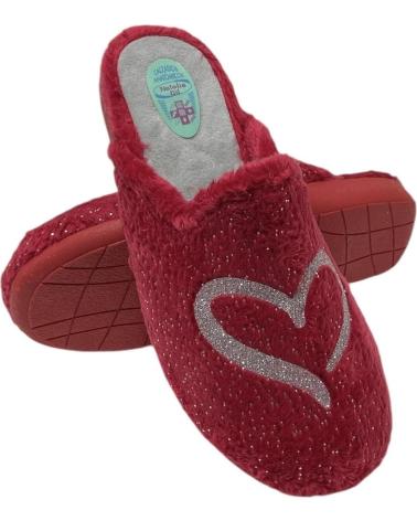 Pantofole-De-Mujer-CALZADOMANIA-ZAPATILLA-CORAZON-A-MANO-ROJO