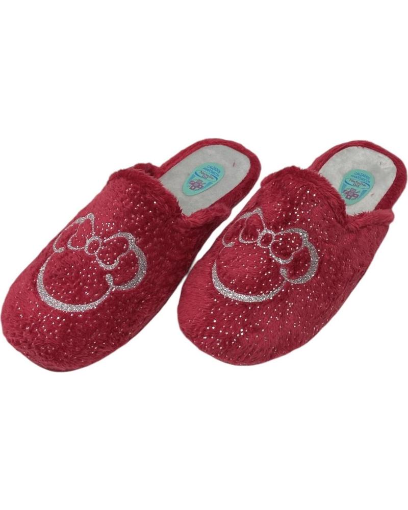 Pantofole-De-Mujer-CALZADOMANIA-ZAPATILLA-MICKEY-CON-PINTAS-ROJO