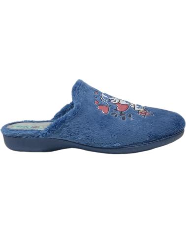 Pantufas-De-Mujer-CALZADOMANIA-ZAPATILLA-DIBUJOS-AZUL