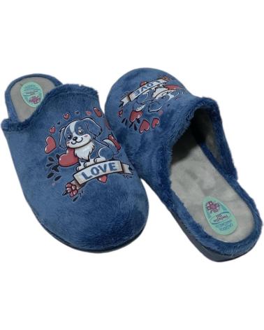 Pantufas-De-Mujer-CALZADOMANIA-ZAPATILLA-DIBUJOS-AZUL