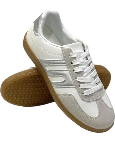 Esportes  de Mulher CALZADOMANIA DEPORTIVA SUELA RETRO PLATA
