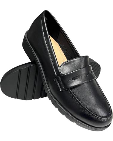 Mocassins de Mulher CALZADOMANIA MOCASIN NAPA ANTIFAZ NEGRO