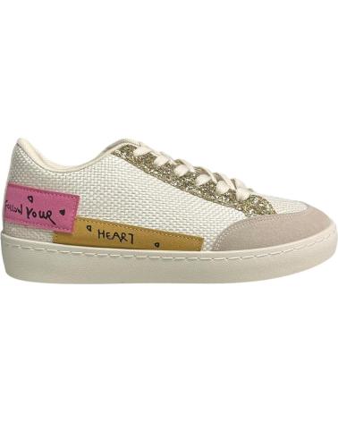 Sneaker für Damen CALZADOMANIA BAMBA NEW GOLD BEIG