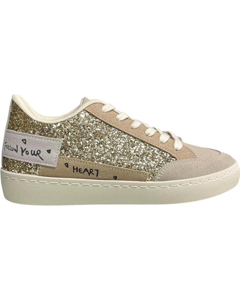 Deportivas de Mujer CALZADOMANIA BAMBA NEW GOLD ORO
