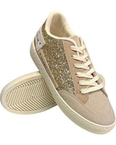 Deportivas de Mujer CALZADOMANIA BAMBA NEW GOLD ORO