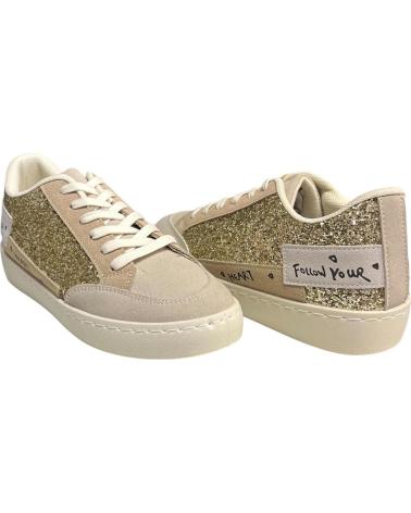 Deportivas de Mujer CALZADOMANIA BAMBA NEW GOLD ORO