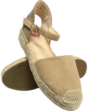 Sandálias de Mulher CALZADOMANIA SANDALIA TOP CAMEL
