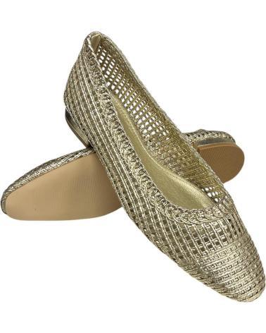 Woman Flat shoes CALZADOMANIA MANOLETINA CALADA ORO