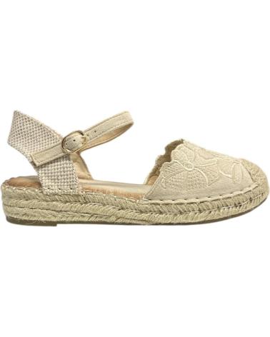 Sandalen für Damen CALZADOMANIA SANDALIA BORDADA BEIG