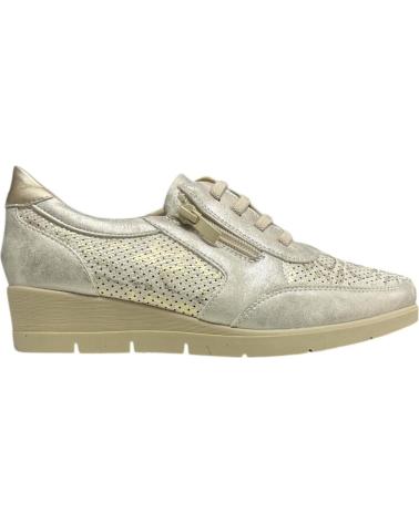 Mocassini per Donna CALZADOMANIA MOCASIN CREMALLERA Y ELASTICOS ORO