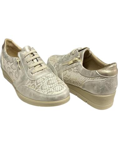 Mocassini per Donna CALZADOMANIA MOCASIN CREMALLERA Y ELASTICOS ORO