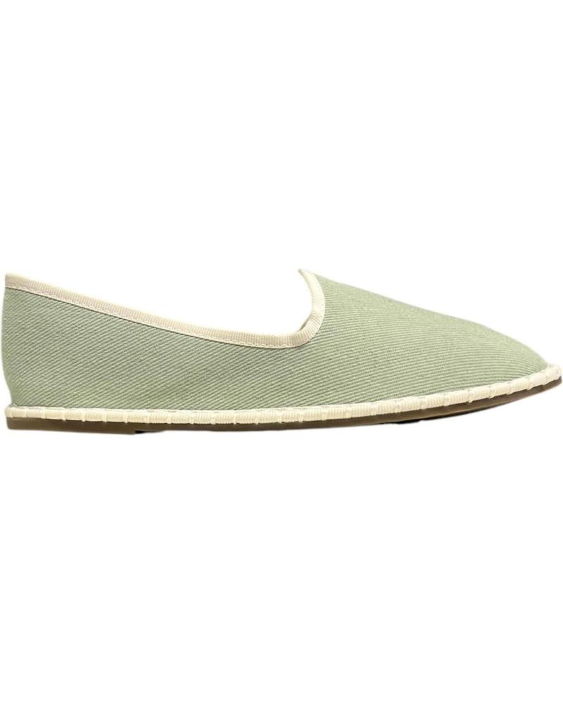 Woman Flat shoes CALZADOMANIA MOCASIN PLANO RIBETE SLIPPERS VERDE