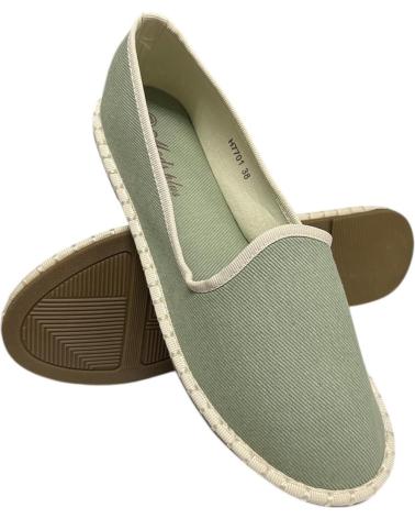 Woman Flat shoes CALZADOMANIA MOCASIN PLANO RIBETE SLIPPERS VERDE