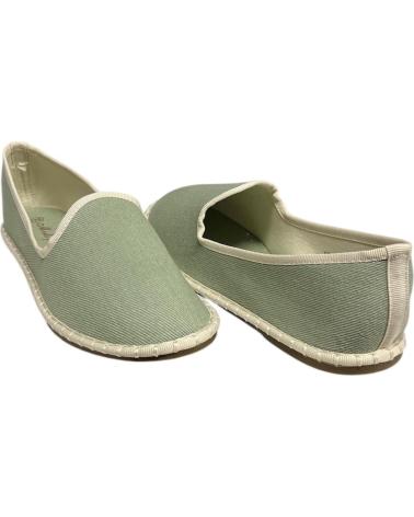 Woman Flat shoes CALZADOMANIA MOCASIN PLANO RIBETE SLIPPERS VERDE
