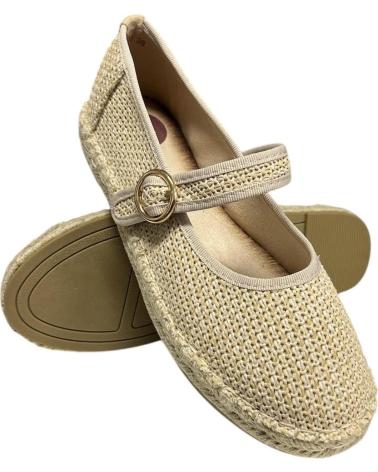 Woman Flat shoes CALZADOMANIA MANOLETINA HEBILLA ESPARTO