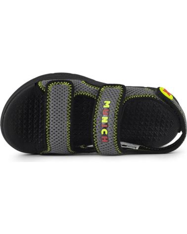 SANDALEN MUNICH MINI PUCK 8024007 GRAU NEGRO