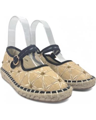 Mocassini per Donna TIMBOS MERCEDES ESPARTO DE MUJER 131156 NEGRO