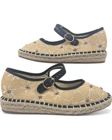 Mocassini per Donna TIMBOS MERCEDES ESPARTO DE MUJER 131156 NEGRO
