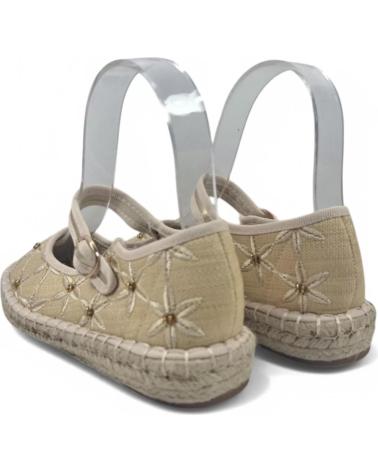 Mocasines de Mujer TIMBOS MERCEDES ESPARTO DE MUJER ORO 131155 AMARILLO