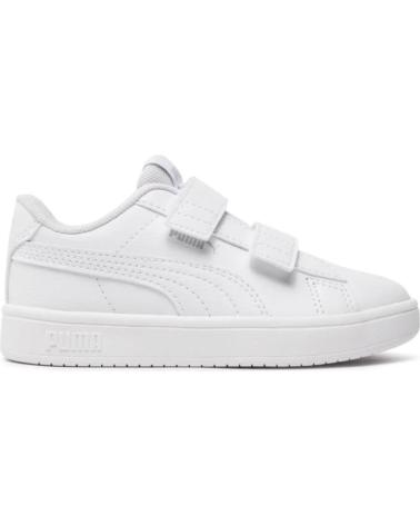 Deportivas de Niña y Niño PUMA ZAPATILLA CASUAL CON VELCRO 394253 COLOR BLANCO
