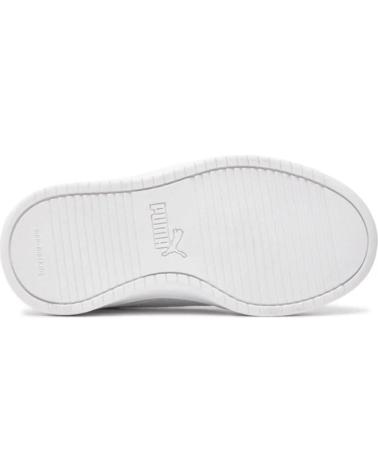 Deportivas de Niña y Niño PUMA ZAPATILLA CASUAL CON VELCRO 394253 COLOR BLANCO