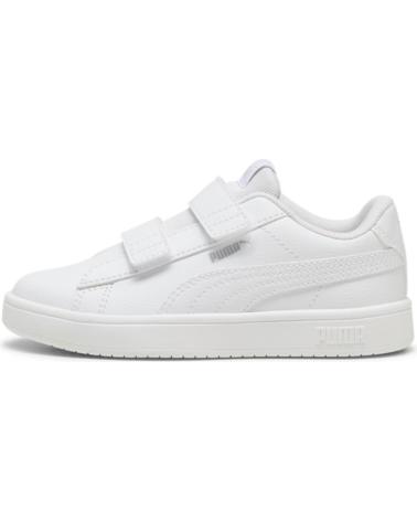 Deportivas de Niña y Niño PUMA ZAPATILLA CASUAL CON VELCRO 394253 COLOR BLANCO