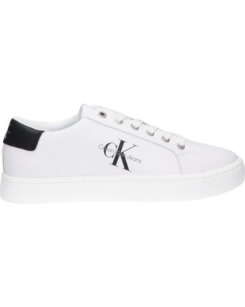 Man shoes CALVIN KLEIN DEPORTIVA CASUAL PARA HOMBRE YM00491 COLOR BLA BLANCO