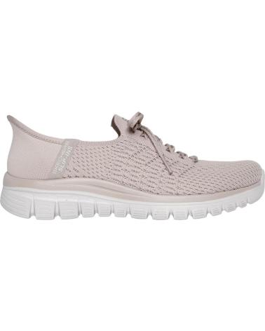 Sneaker für Damen SKECHERS SLIP-INS GRACEFUL FIRST BLUSH TAUPE