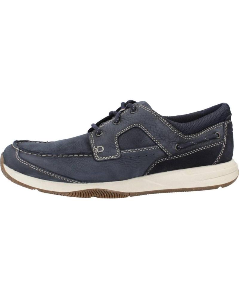 Man Boat shoes CLARKS NAUTICOS HOMBRE MODELO SAILVIEW LACE COLOR AZUL NAVY