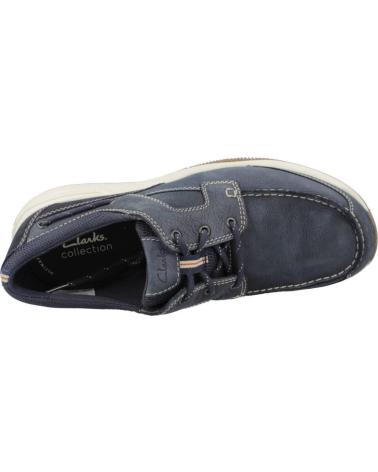 Man Boat shoes CLARKS NAUTICOS HOMBRE MODELO SAILVIEW LACE COLOR AZUL NAVY