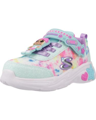 Esportes  de Menina SKECHERS ZAPATILLAS NINA MODELO SKECH SQUAD COLOR AZUL MTMT