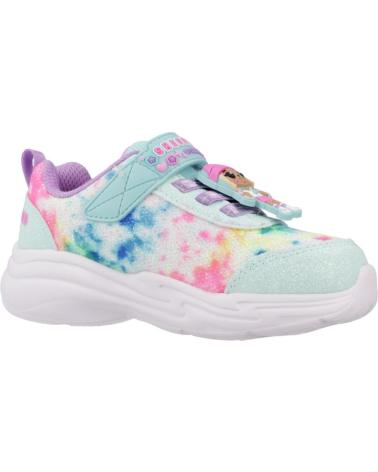Esportes  de Menina SKECHERS ZAPATILLAS NINA MODELO SKECH SQUAD COLOR AZUL MTMT