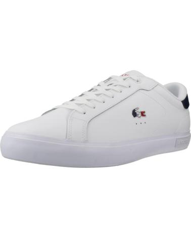 Deportivas de Hombre LACOSTE POWERCOURT BLANCO