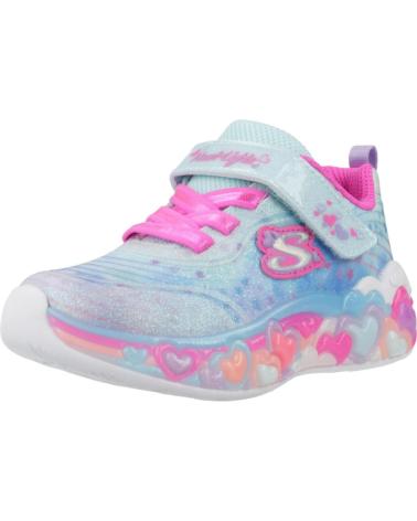Sneaker für Mädchen SKECHERS ZAPATILLAS NINA MODELO ETERNAL HEART LIGHTS COLOR AZUL LBMT