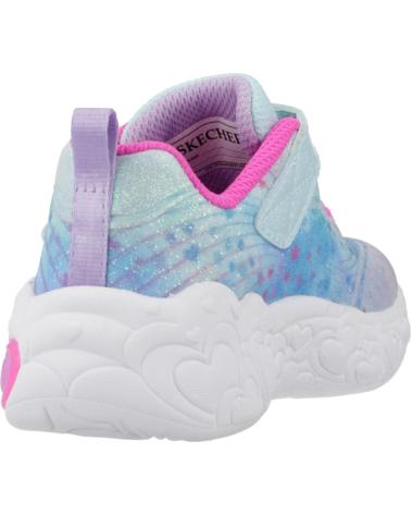 Sneaker für Mädchen SKECHERS ZAPATILLAS NINA MODELO ETERNAL HEART LIGHTS COLOR AZUL LBMT