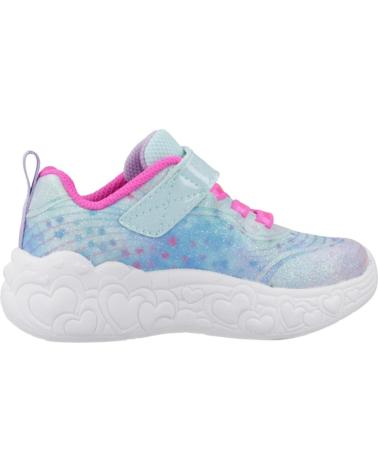 Sneaker für Mädchen SKECHERS ZAPATILLAS NINA MODELO ETERNAL HEART LIGHTS COLOR AZUL LBMT