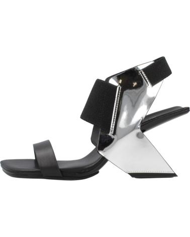 Woman Sandals UNITED NUDE SANDALIAS MUJER MODELO LOOP REIKI HI COLOR NEGRO SILVER